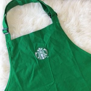 4 Starbucks aprons - 3 green 1 red / Christmas